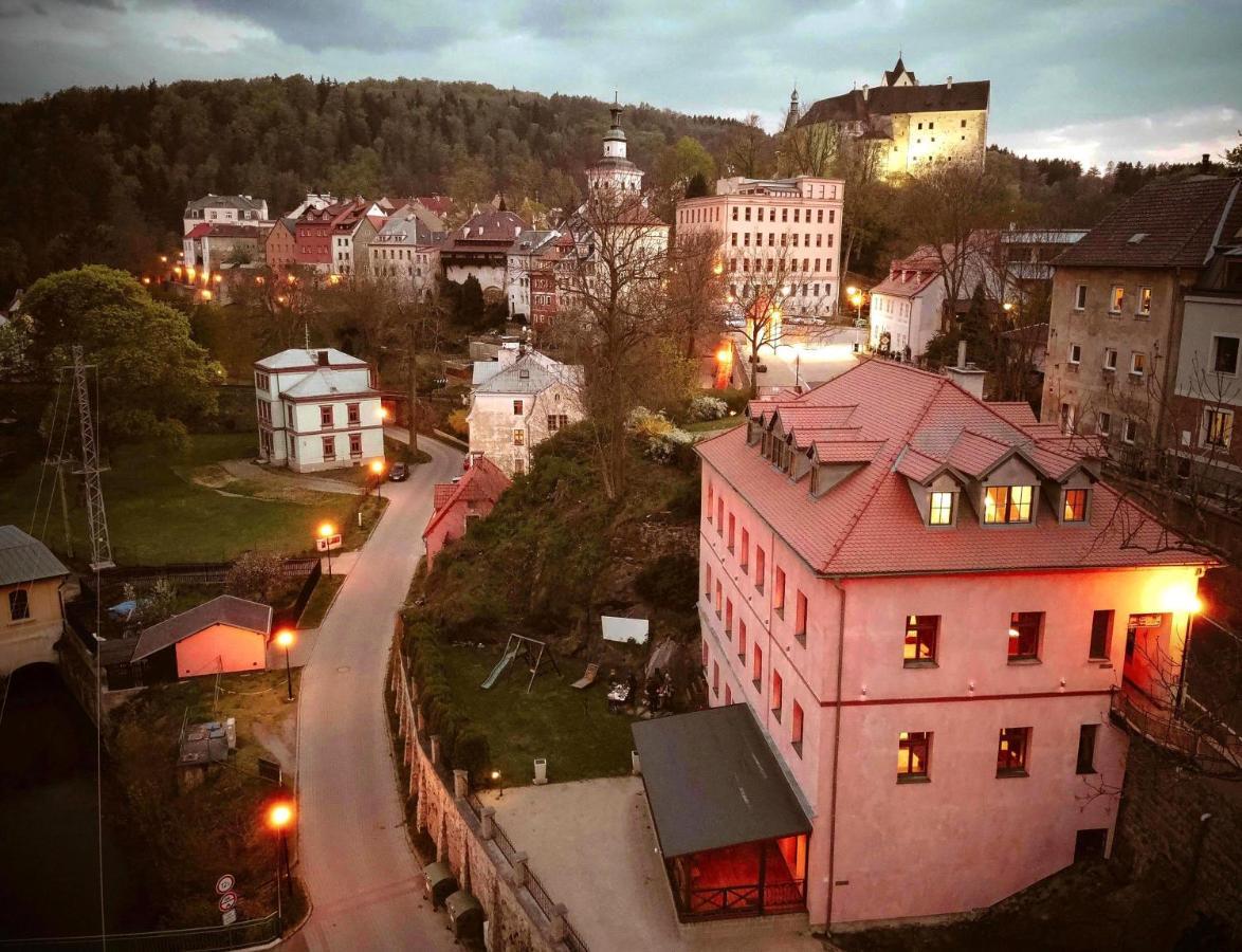 Hotel Stein Elbogen Loket Bagian luar foto