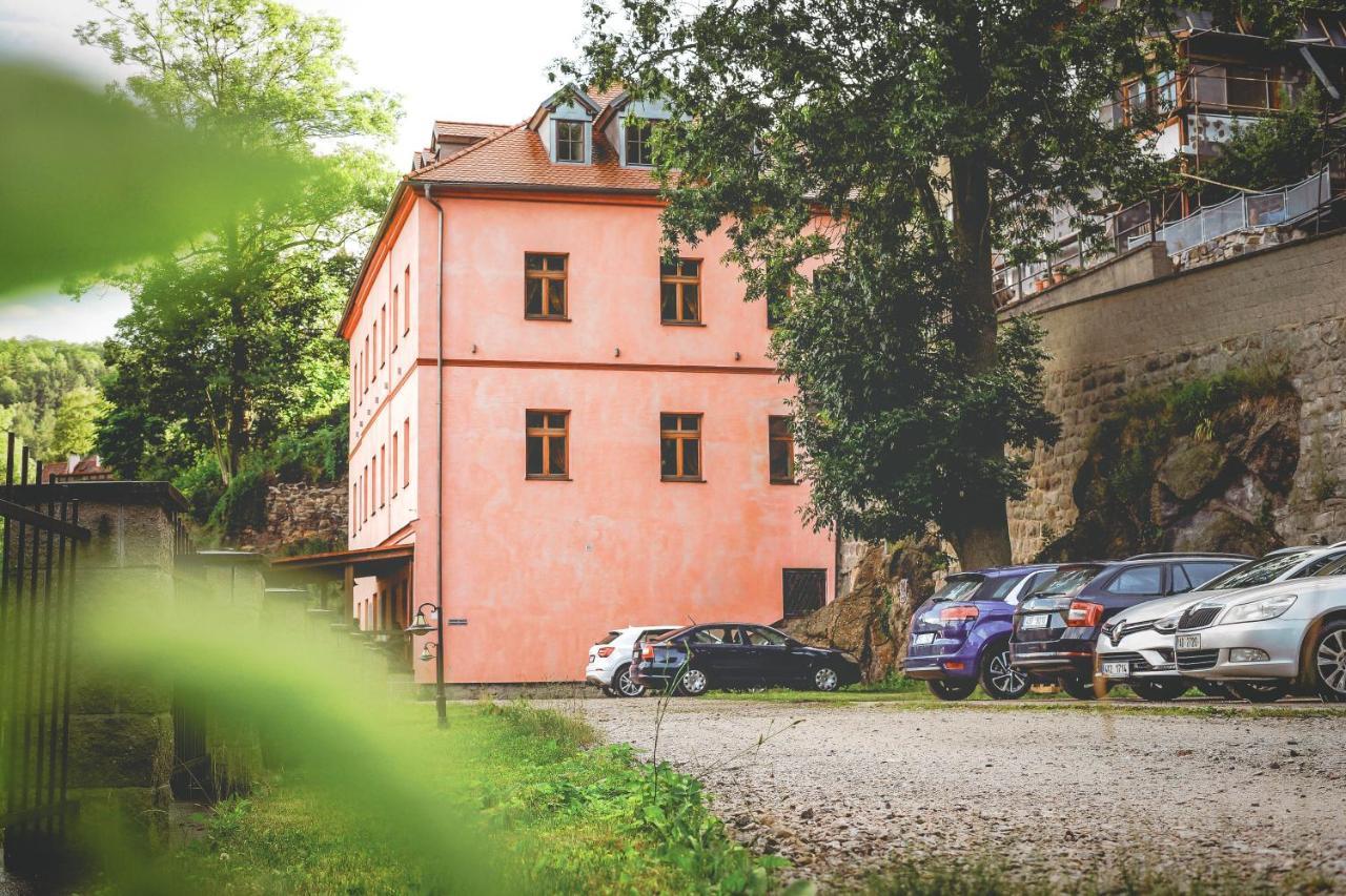 Hotel Stein Elbogen Loket Bagian luar foto